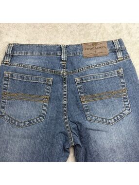 Cody James Men's Bootcut Jeans 30W x 36L Long Western Stretch Denim
